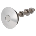 Huvlås Clips 60mm - Silver QSP Products