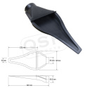 Luftintag - NACA, Anslutning 63mm, Svart QSP Products