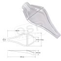 Luftintag - NACA, Anslutning 63mm, Genomskinlig QSP Products