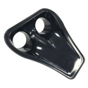 Luftintag - 215x240mm med Dubbel Anslutning 70mm - Svart QSP Products