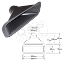 Luftintag 255x80 Centrerad Anslutning 63/76mm QSP Products