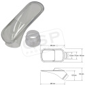 Luftintag - Anslutning 63/76mm, Genomskinlig QSP Products