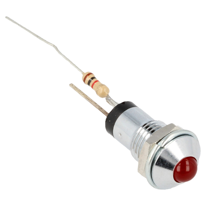 QE2024 Varningslampa Röd - 12V QSP Products