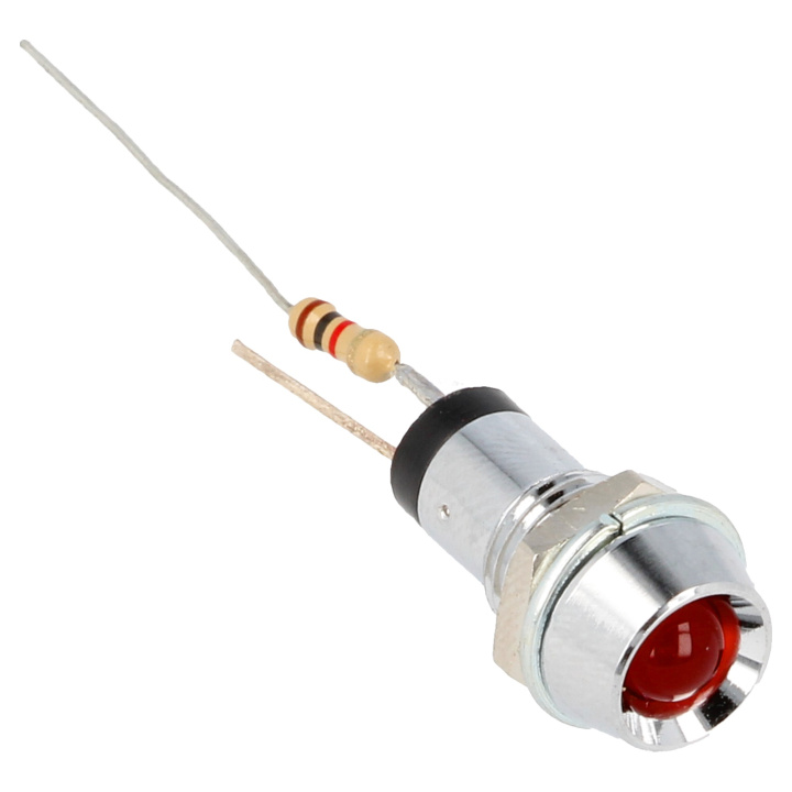 QE2029 Varningslampa Röd - 12V QSP Products