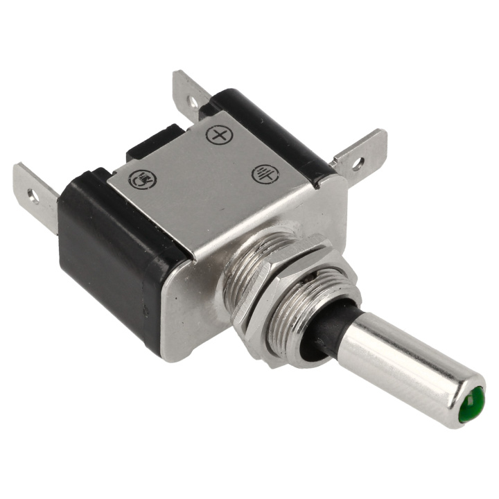 QE2041 LED Switch Grön QSP Products