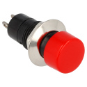 Tryckswitch Stor Röd / Chrome QSP Products