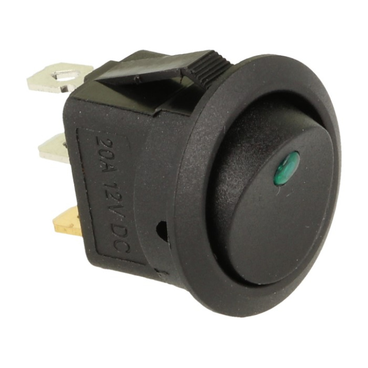 Rocker switch - Grön led QSP Products i gruppen Universala produkter hos DDESIGN Scandinavia AB (QE6038)