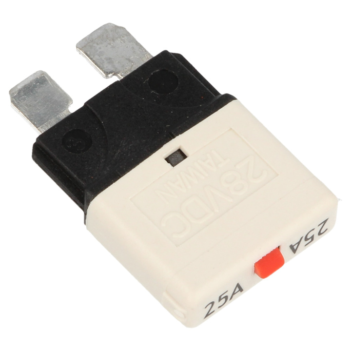 QE8001-25A Säkring Återställningsbar - 25A - Vit QSP Products