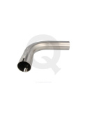 63.5mm Rostfritt Avgasrör 90° Böj QSP