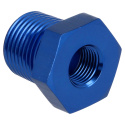 1/4 - 1/8 NPT Reducering Hane / Hona - Blå QSP