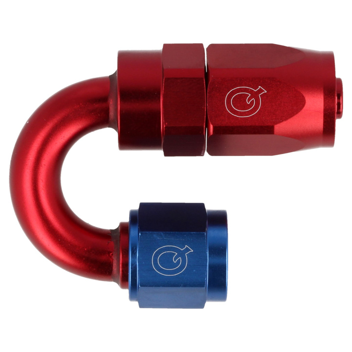 QG136-1804 180° AN4 Slangände - Lättvikts QSP