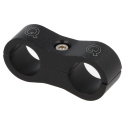 Slanghållare/avdelare AN4 PTFE - Svart QSP