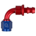 90° AN4 Slangände - push-on QSP