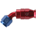 45° AN8 PTFE Slangände QSP