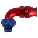 Slanganslutning PTFE 90° (AN8) - O-ring (AN6) QSP Products