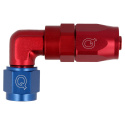 90° Smidd AN6 Slangände QSP