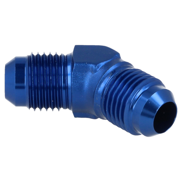 QG813-08 Adapter 45° Hane / Hane AN8 - Blå QSP