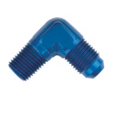 AN6-3/8\'\' NPT 90° Hane Adapter - Blå QSP