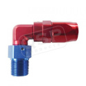 Slangände 90° AN8-3/8NPT Hane QSP