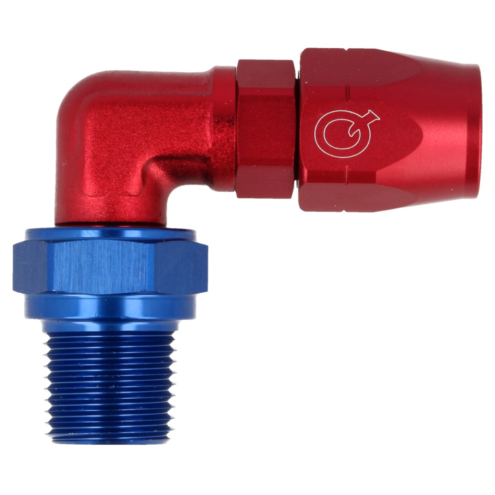 QG8290-08-38 Slangände 90° D8-3/8NPT Hane QSP
