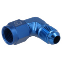 AN10 90° Adapter Hona / Hane Vridbar - Blå QSP