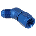 AN12 45° Adapter Hona / Hane Vridbar - Blå QSP