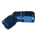 AN6 45° Adapter Hona / Hona Vridbar - Blå QSP