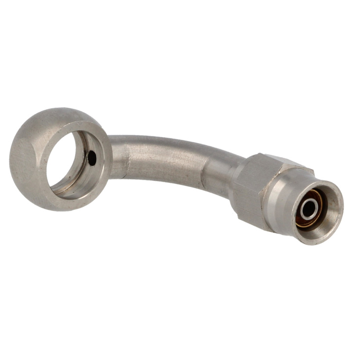 QGS-RO903 90° AN3 / 10,2 Banjo Rostfritt QSP