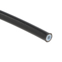AN4 Stålomspunnen PTFE Teflonslang Svart PVC-överdrag QSP