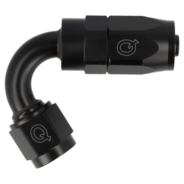 QGZ236-1210 120° AN10 Slangände - Svart QSP