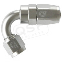 120° AN6 Slangände - Silver QSP