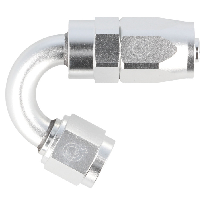 QGZ336-1508 150° AN8 Slangände - Silver QSP