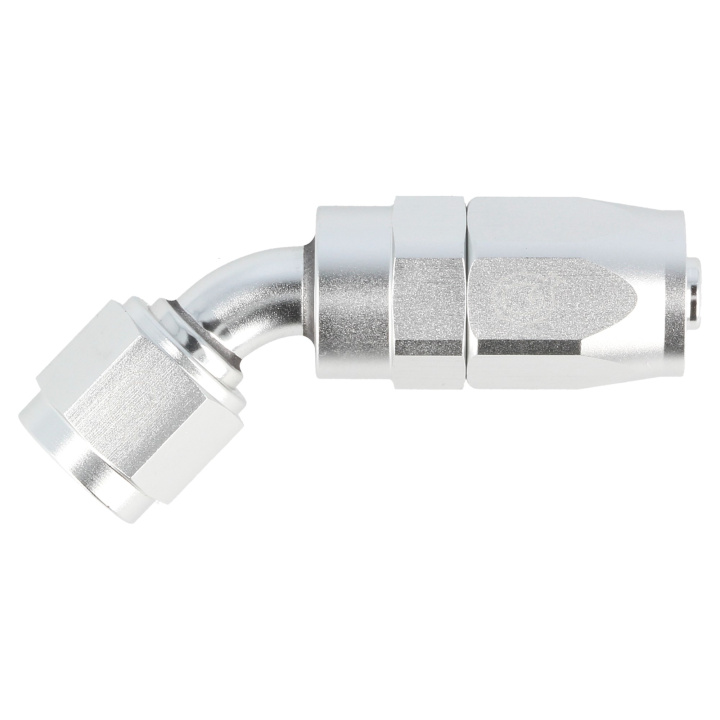 QGZ336-4506 45° AN6 Slangände - Silver QSP