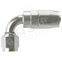 90° AN4 Slangände - Silver QSP