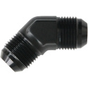 Adapter 45° Hane / Hane AN12 - Svart QSP