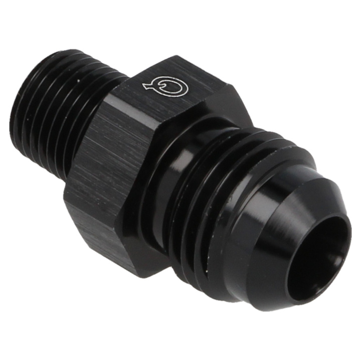 QGZ816-03-18 AN3 - 1/8 NPT Adapter Hane/Hane - Svart QSP