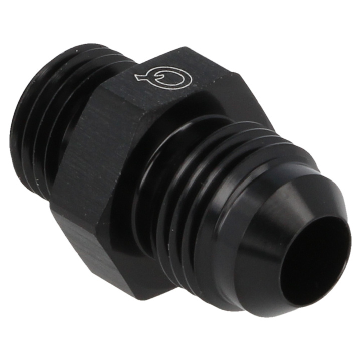 QGZ816-06-38BSP Adapter Hane/Hane AN6 - 3/8 BSP - Svart QSP