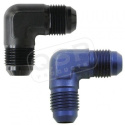 90° AN12 Adapter Hane / Hane - Svart QSP