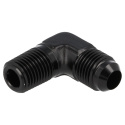 AN4-1/8\'\' NPT 90° Hane Adapter - Svart QSP