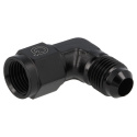 AN12 90° Adapter Hona / Hane Vridbar - Svart QSP