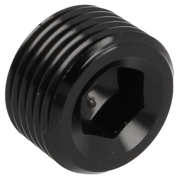 QGZ932-14 Blindplugg 1/4 NPT Hane - Svart QSP