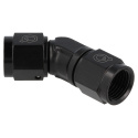 AN6 45° Adapter Hona / Hona Vridbar – Svart QSP
