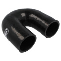 Silikonslang - 180° Böj - 25mm - Svart QSP Products