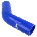 Silikonslang - 45° Böj - 70mm - Blå QSP Products