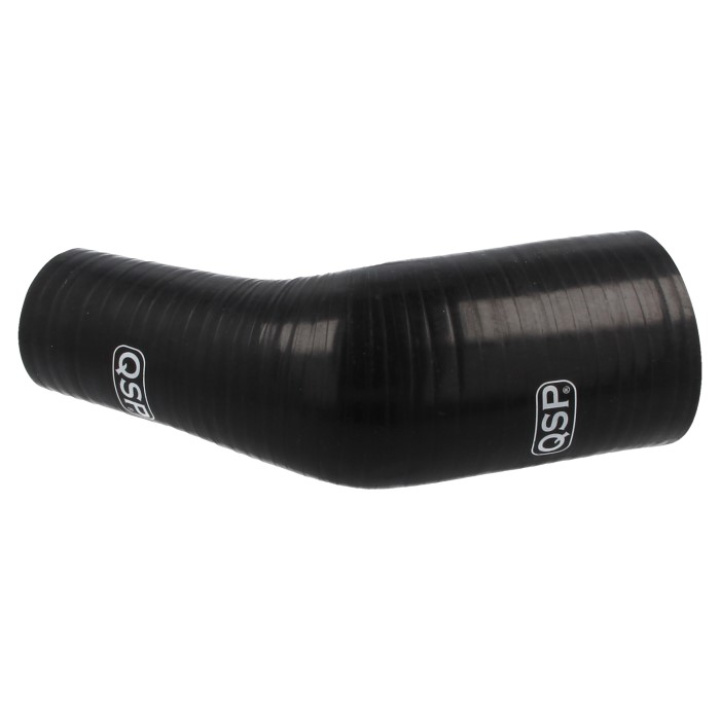 Silikonslang - 45° Reduceringsböj - 32-25mm - Svart QSP Products i gruppen Universala produkter hos DDESIGN Scandinavia AB (QHER4-3225BLK)