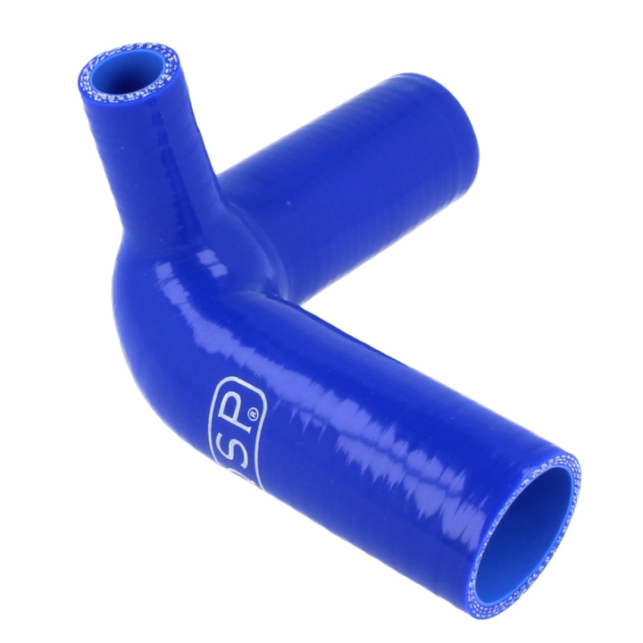 Silikonslang med Anslutning 90° - 35mm (19mm Anslutning) - Blå QSP Products i gruppen Universala produkter hos DDESIGN Scandinavia AB (QHET90-35BLU)
