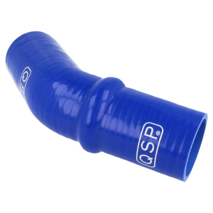 Silikonslang - Hump - 45° Böj - 80mm - Blå QSP Products i gruppen Universala produkter hos DDESIGN Scandinavia AB (QHHU45-80BLU)
