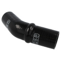 Silikonslang - Hump  - 45° Böj - 89mm - Svart QSP Products