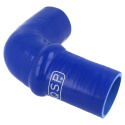 Silikonslang - Hump  - 90° Böj - 60mm - Blå QSP Products