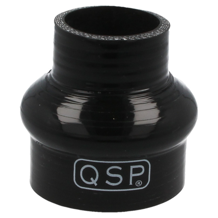 Silikonslang - Hump - Reducering - 89-80mm - Svart QSP Products i gruppen Universala produkter hos DDESIGN Scandinavia AB (QHHUR-8980BLK)